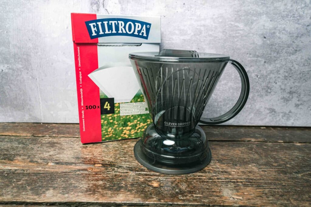 clever dripper with filter papers
